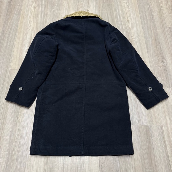 Fossil Sherpa Collar Quilted Lined Black Coat Women’s Small - Picture 3 of 4